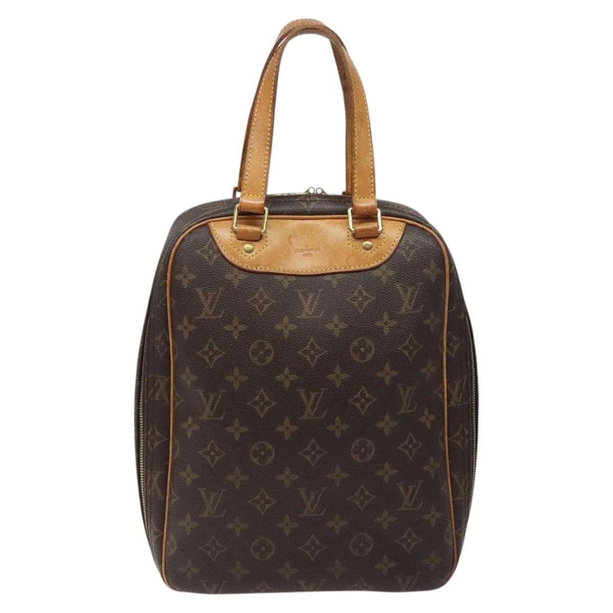 Louis Vuitton Excursion Handbag Monogram Canvas, BROWN, CANVAS, Handbag