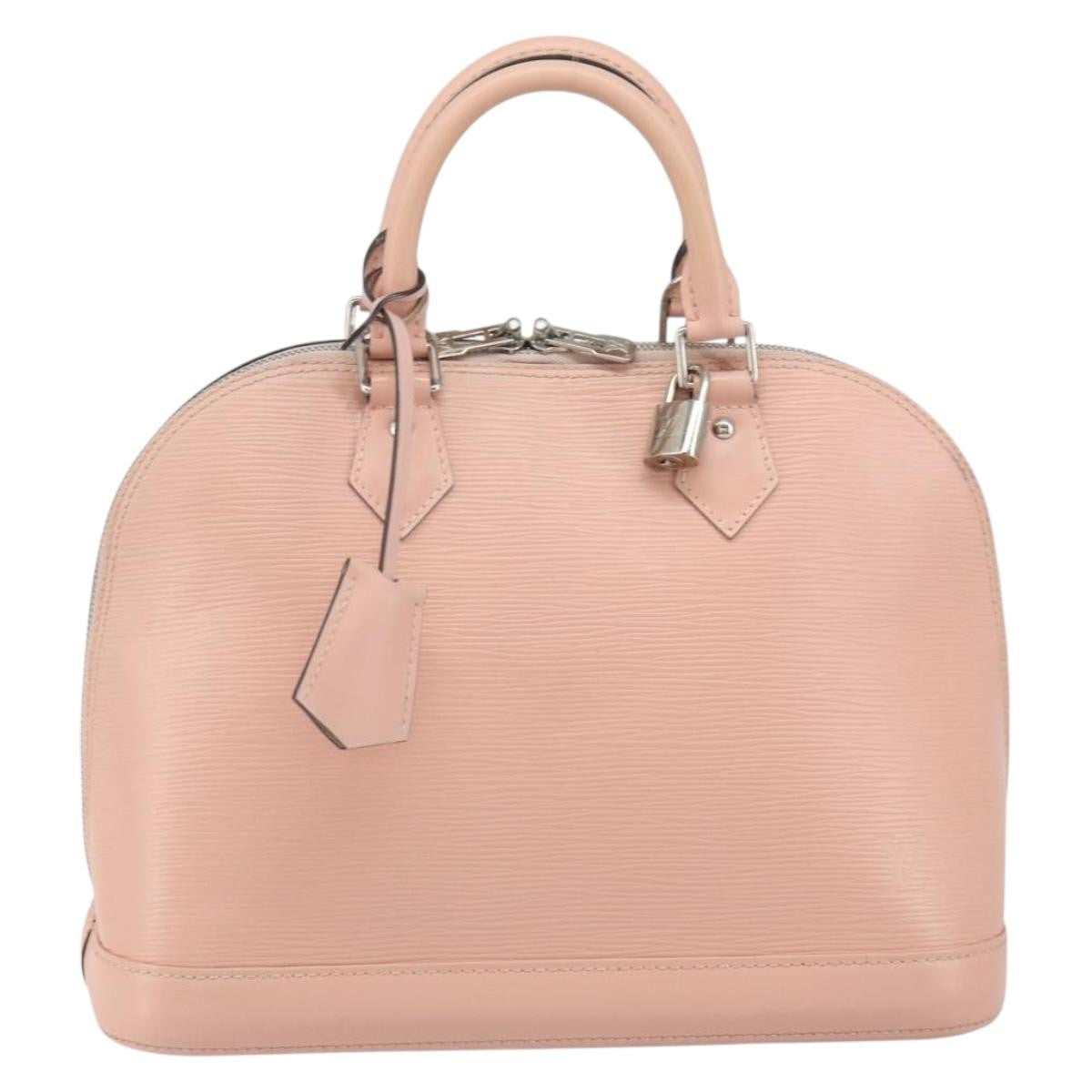 Louis Vuitton Alma Handbag Epi Leather, PINK, LEATHER, Handbag