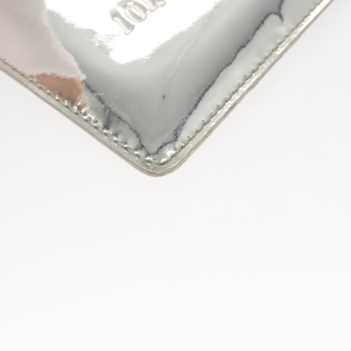 Louis Vuitton Pochette Plate Monogram mirror, SILVER, PATENT_LEATHER, Clutche & pouche