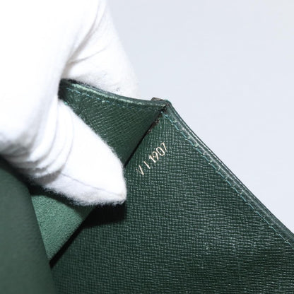 Louis Vuitton Serviette Kourad Briefcase Taiga Leather, Green, Leather, Handbag