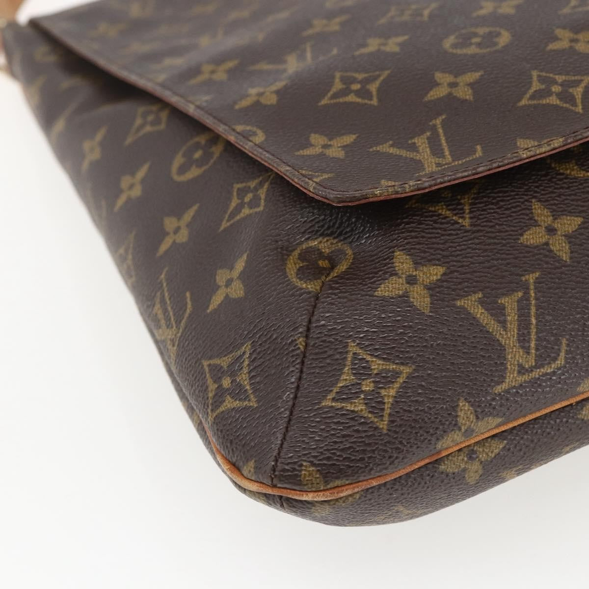 Louis Vuitton Musette Salsa Handbag Monogram Canvas, BROWN, CANVAS, Shoulder bag