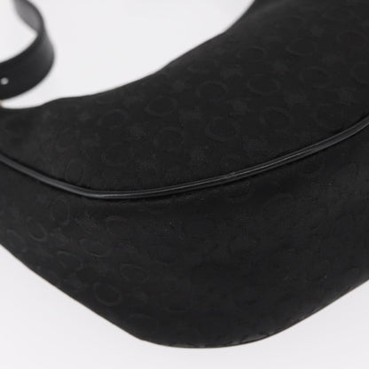 Celine Ava Bag Macadam canvas, BLACK, CANVAS, Handbag