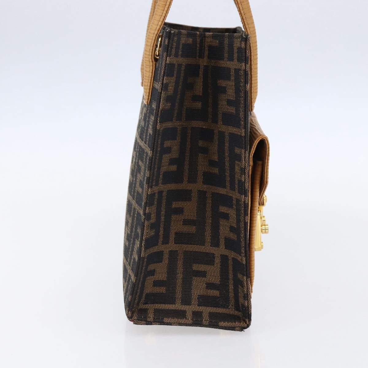 Fendi Vintage Top Handle Bag Zucca canvas, BROWN, CANVAS, Handbag