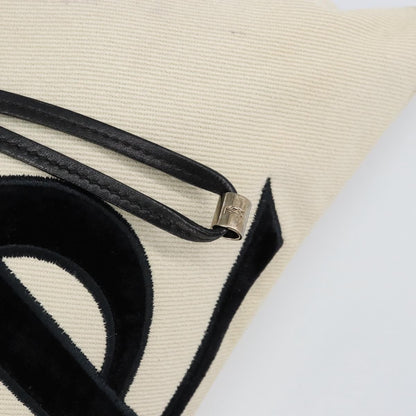 Saint Laurent Kahala Drawstring Tote Canvas, BEIGE, CANVAS, Tote bag