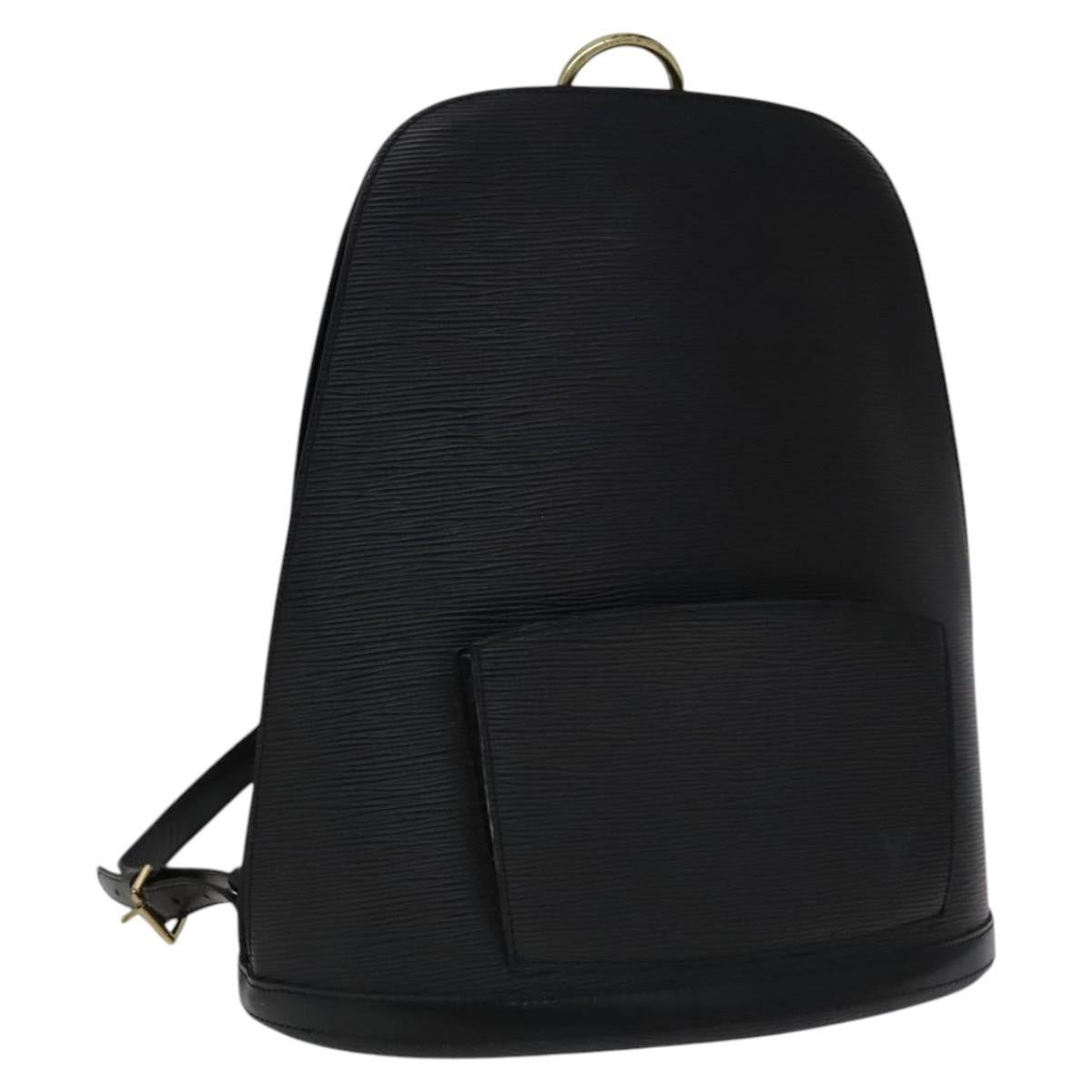 Louis Vuitton Gobelins Backpack Epi Leather, Black, Leather, Backpack
