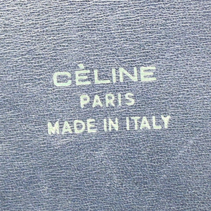 Celine Horse Carriage Shoulder bag Canvas and Leather, Navy, Canvas, Shoulder Bag