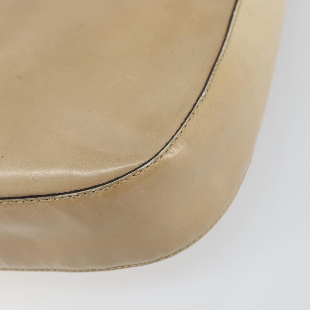 Prada Vintage Shoulder Bag Patent leather, BEIGE, PATENT_LEATHER, Shoulder bag