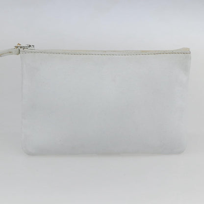 Chanel Vintage CC Drawstring Bucket Bag Caviar, WHITE, LEATHER, Shoulder bag