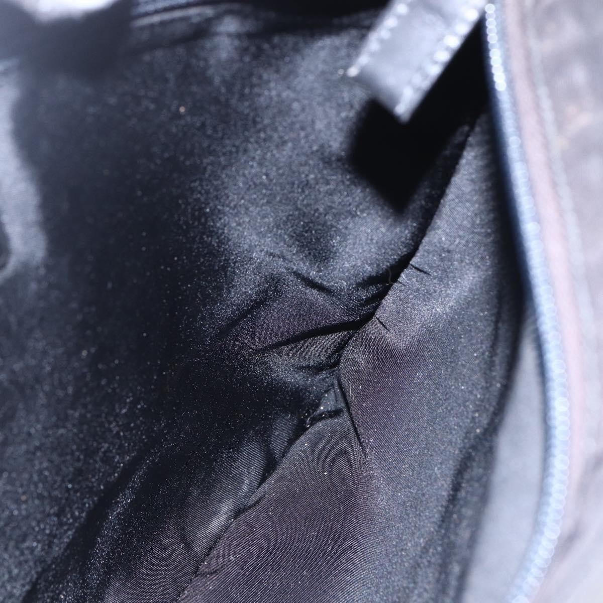 Prada Flat Messenger Bag Tessuto, Black, Nylon, Shoulder Bag