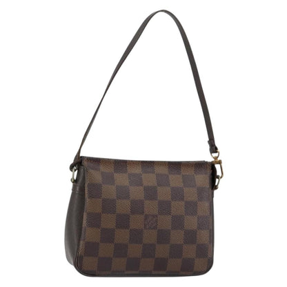 Louis Vuitton Trousse Make Up Bag Damier Canvas, BROWN, CANVAS, Clutche & pouche