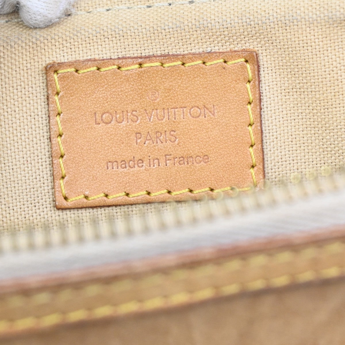 Louis Vuitton Siracusa Handbag Damier, WHITE, CANVAS, Shoulder bag