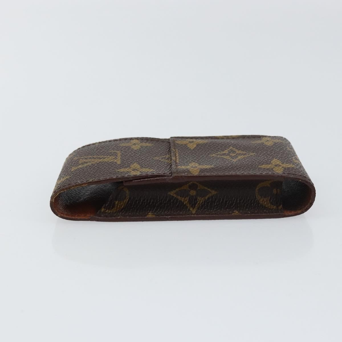 Louis Vuitton Etui Cigarette Case Monogram canvas, BROWN, CANVAS, Wallets