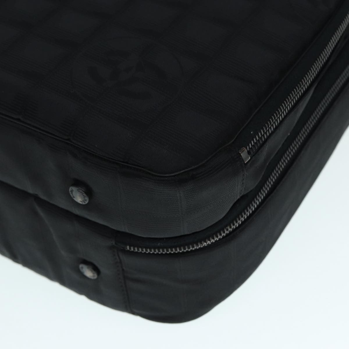 Chanel Travel Line bag Nylon, BLACK, NYLON, Travel bag