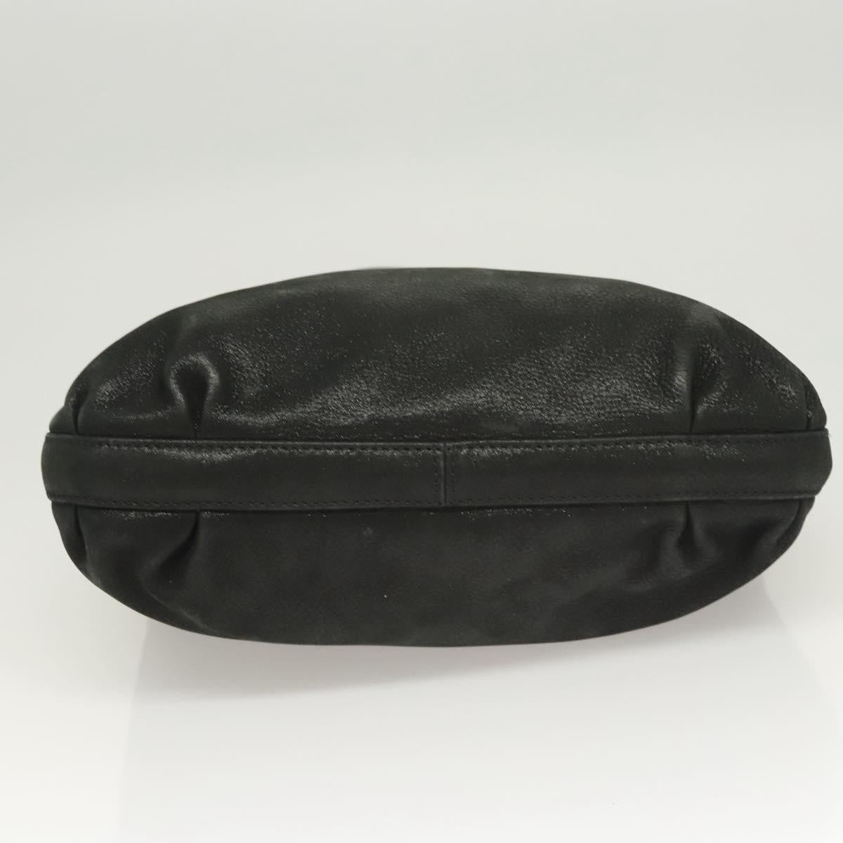 Fendi Vintage Convertible Tote Leather, BLACK, LEATHER, Tote bag