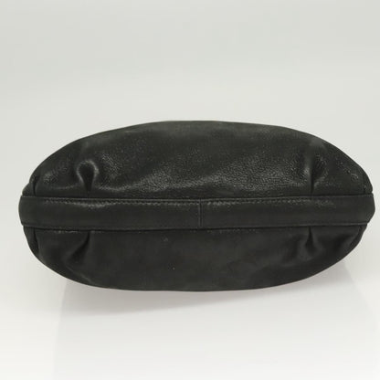 Fendi Vintage Convertible Tote Leather, BLACK, LEATHER, Tote bag