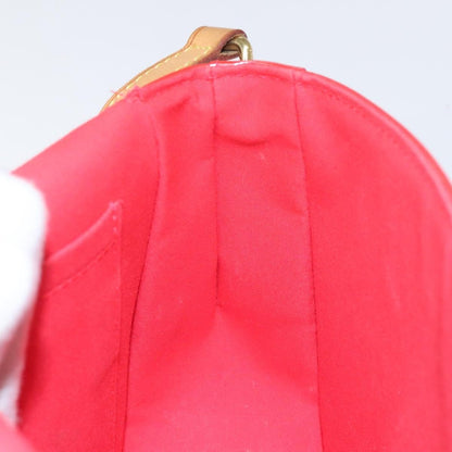 Louis Vuitton Bellflower Handbag Monogram Vernis, RED, PATENT_LEATHER, Shoulder bag