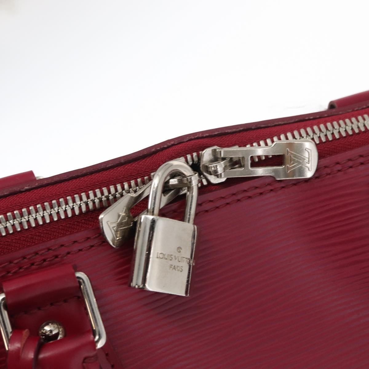 Louis Vuitton Alma Handbag Epi Leather, PINK, LEATHER, Handbag