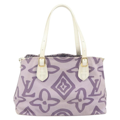 Louis Vuitton Tahitienne Cabas Canvas, PURPLE, CANVAS, Tote bag