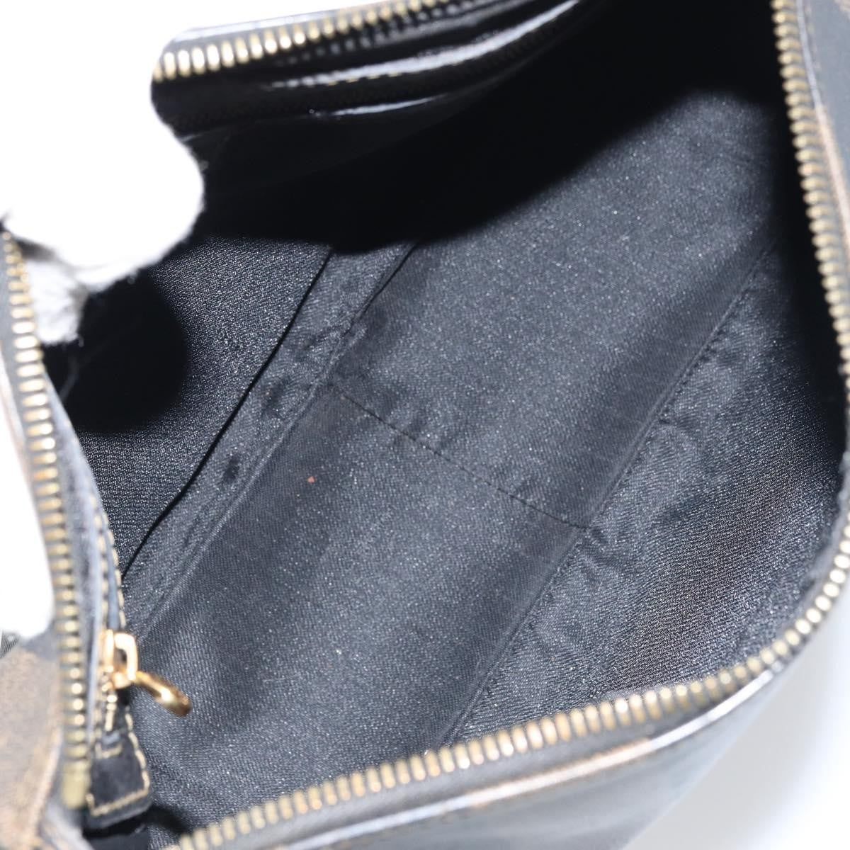 Fendi Vintage Pequin Shoulder bag Pequin, BROWN, CANVAS, Shoulder bag
