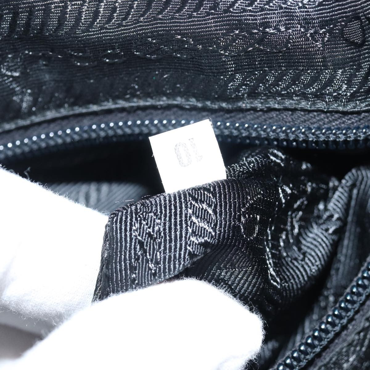 Prada Double Front Pocket Backpack Tessuto, BLACK, NYLON, Backpack
