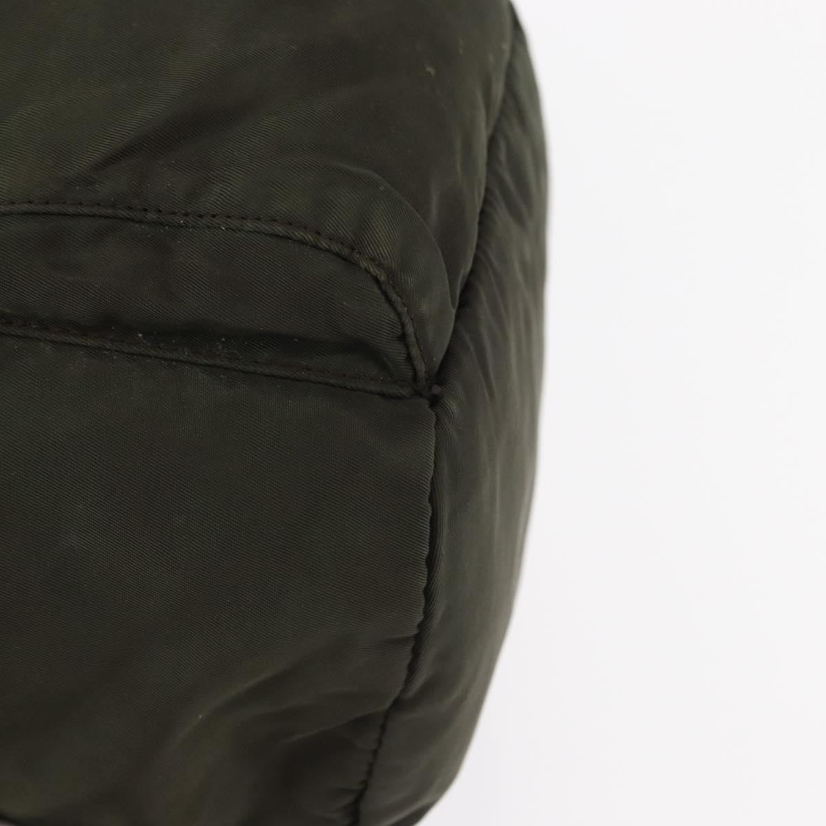 Prada Front Pocket Backpack Tessuto, Khaki, Nylon, Backpack