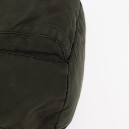 Prada Front Pocket Backpack Tessuto, Khaki, Nylon, Backpack