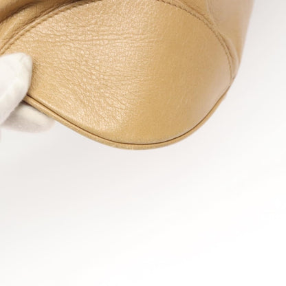 Salvatore Ferragamo Marisa Satchel Leather, BEIGE, LEATHER, Handbag