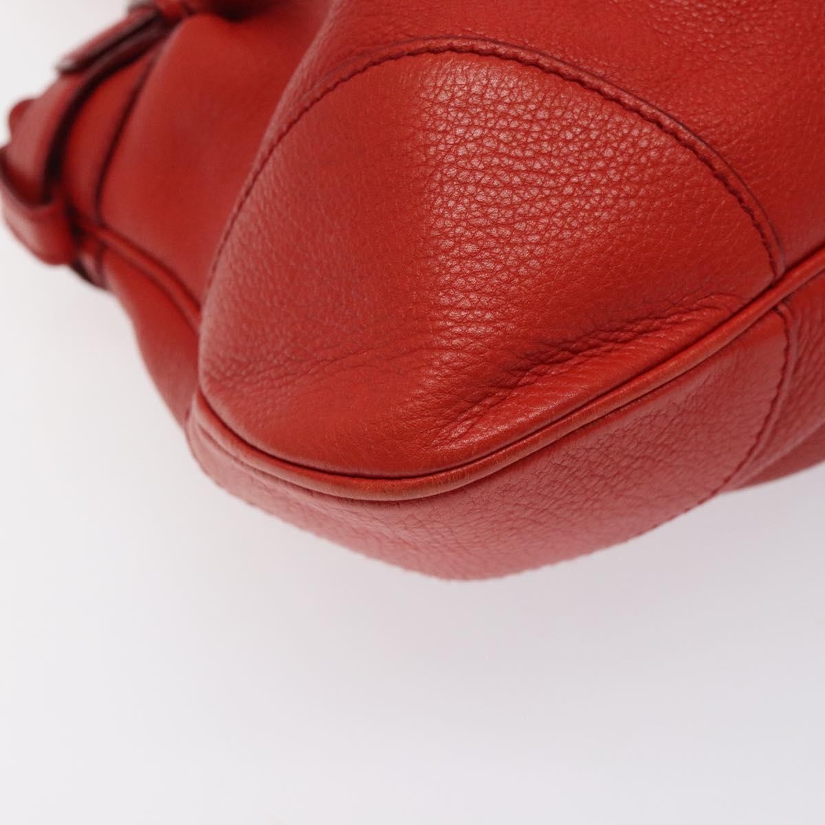 Salvatore Ferragamo Marisa Satchel Leather, RED, LEATHER, Shoulder bag