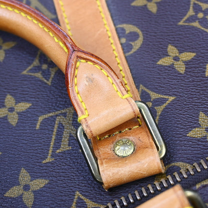 Louis Vuitton Keepall Bag Monogram Canvas, BROWN, CANVAS, Travel bag