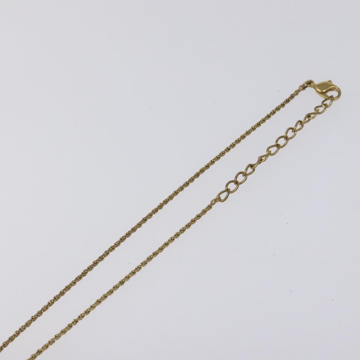 Christian Dior CD Pendant Necklace Metal, GOLD, METAL, Necklace