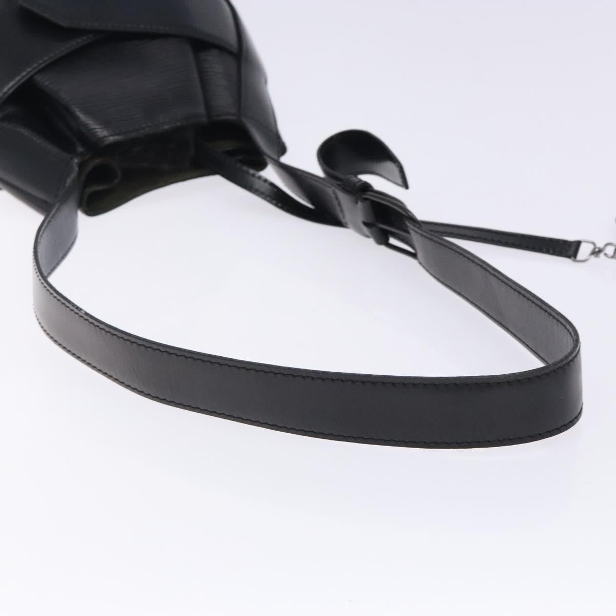 Louis Vuitton Vintage Sac d'Epaule Handbag Epi Leather, BLACK, LEATHER, Handbag