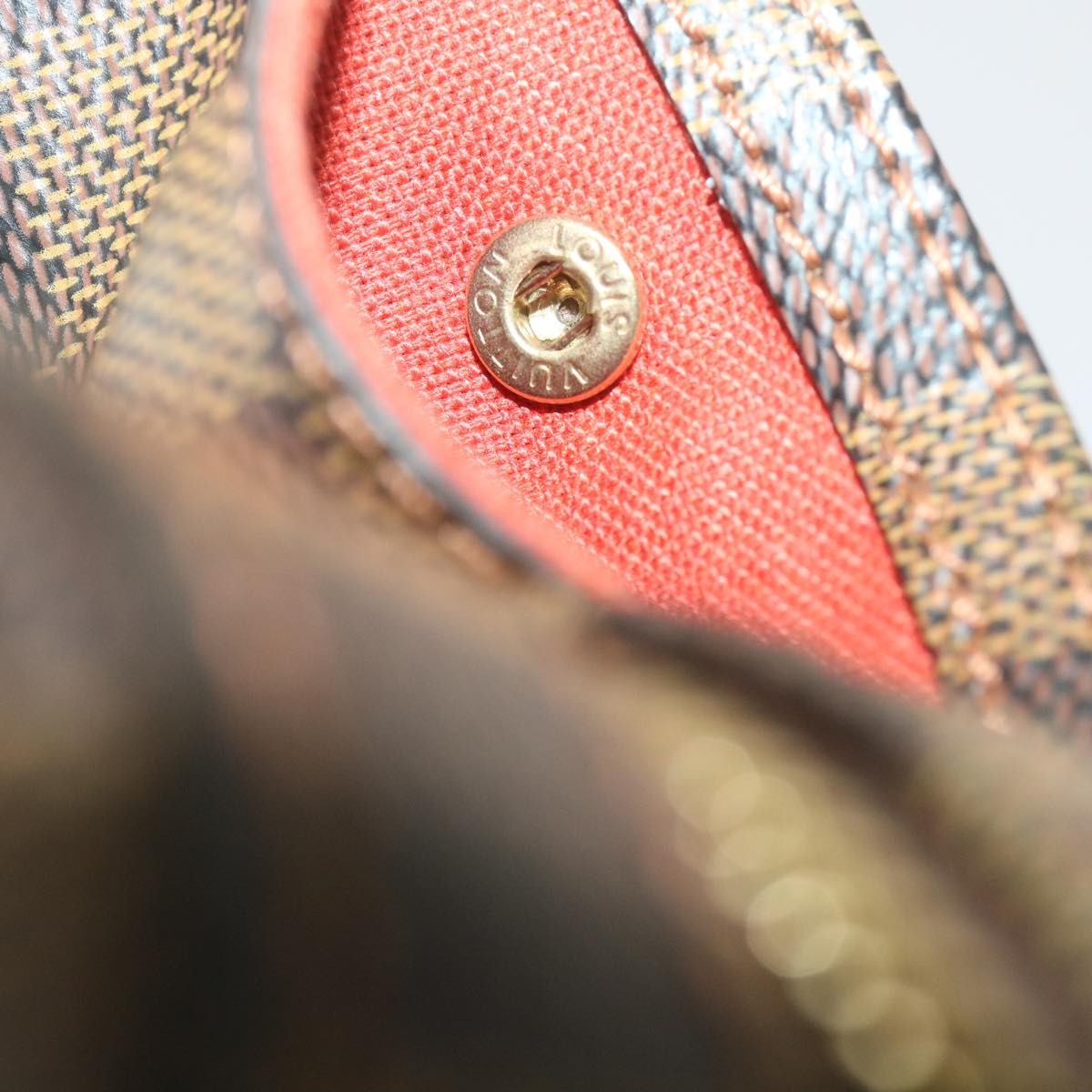 Louis Vuitton Geronimos Waist Bag Damier, BROWN, CANVAS, Travel bag