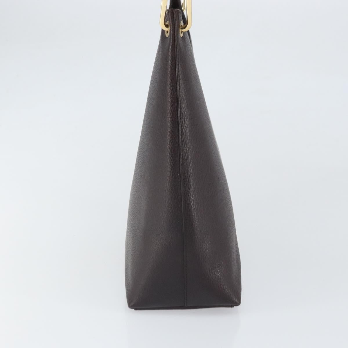 Gucci Vintage Bamboo Hobo Leather, BROWN, LEATHER, Shoulder bag