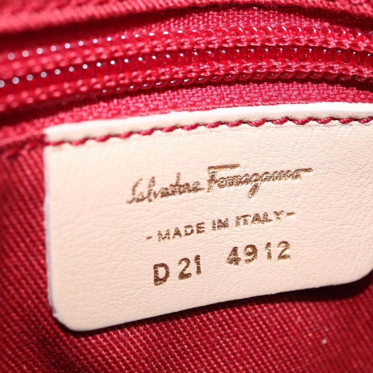 Salvatore Ferragamo Gancini Shoulder Bag Leather, PINK, LEATHER, Shoulder bag