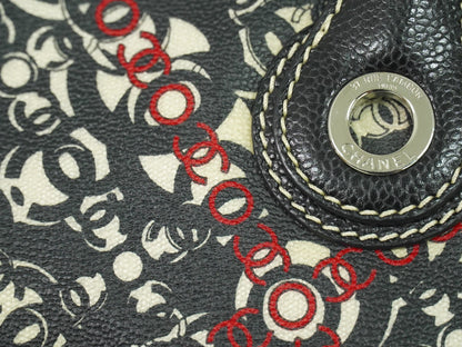 Chanel Optic Coco Tote Printed Coated Canvas with Caviar, MULTICOLOUR, CANVAS, Tote bag