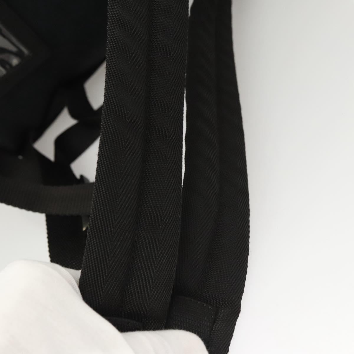 Prada Logo Backpack Tessuto, BLACK, NYLON, Backpack