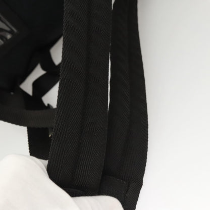 Prada Logo Backpack Tessuto, BLACK, NYLON, Backpack