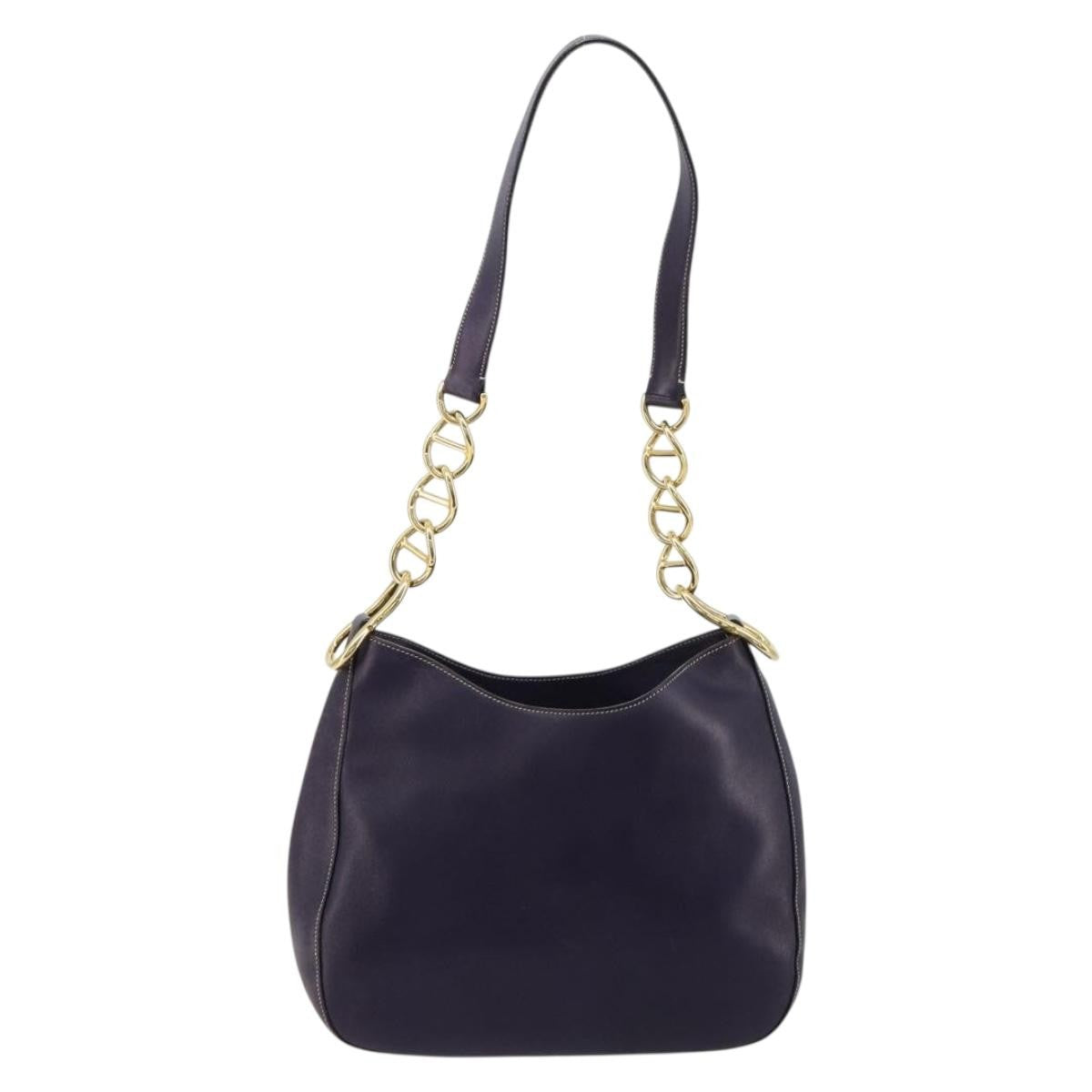 Prada Chain Shoulder Bag Leather, Purple, Leather, Handbag