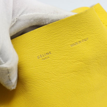 Celine Tote bag Leather, Yellow, Leather, Tote Bag