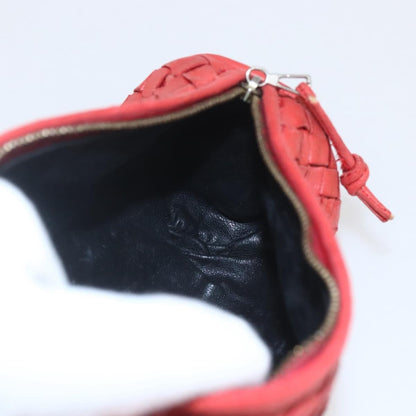 Bottega Veneta Intrecciato Clutch bag Leather, RED, LEATHER, Clutche & pouche