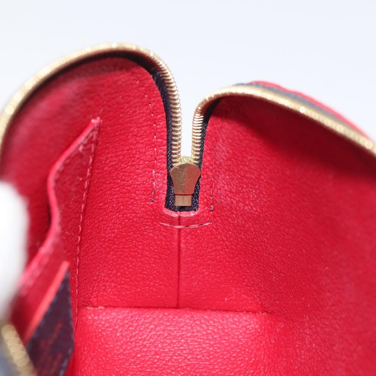 Louis Vuitton Cosmetic Pouch Monogram Empreinte Leather, NAVY, LEATHER, Toiletry Case