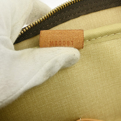 Louis Vuitton Deauville Handbag Monogram Canvas, BROWN, CANVAS, Handbag