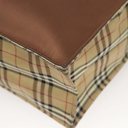 Burberry Nova Check Tote Nylon, BROWN, NYLON, Tote bag