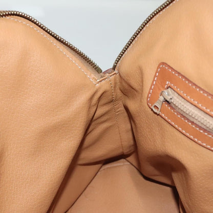 Celine Macadam Handbag Macadam with leather, Brown, Canvas, Handbag