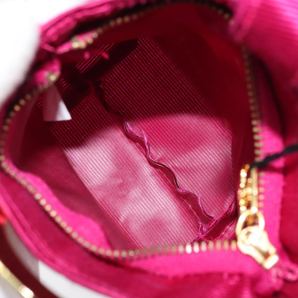 Celine Circle Logo Pouch Canvas, PINK, CANVAS, Clutche & pouche