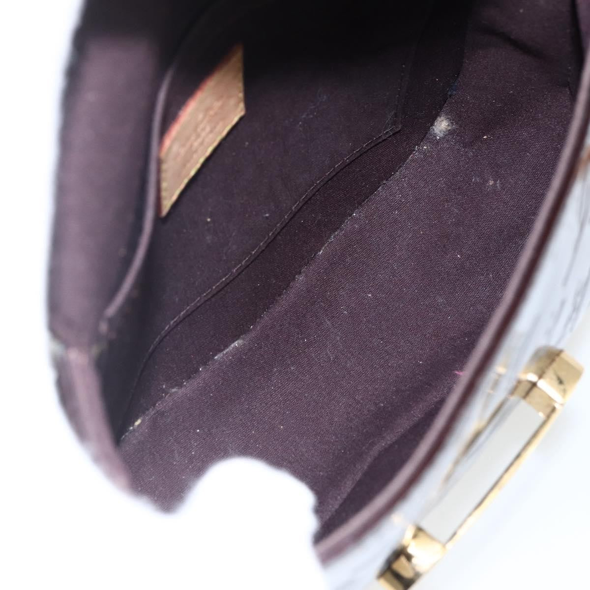 Louis Vuitton Bellflower Handbag Monogram Vernis, PURPLE, PATENT_LEATHER, Shoulder bag
