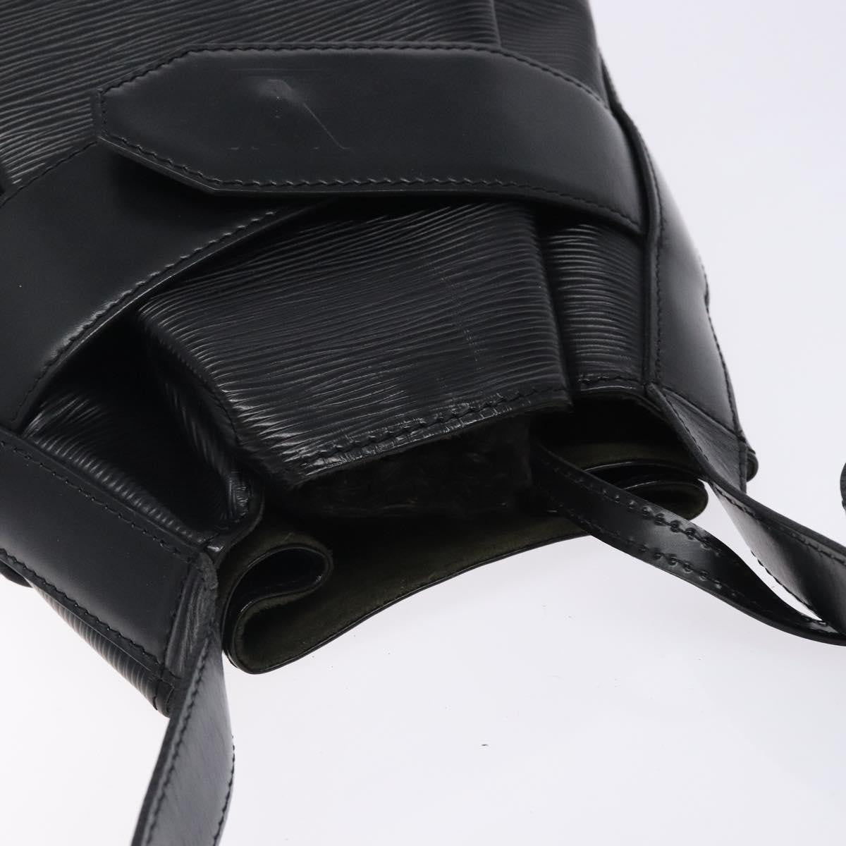 Louis Vuitton Vintage Sac d'Epaule Handbag Epi Leather, BLACK, LEATHER, Handbag