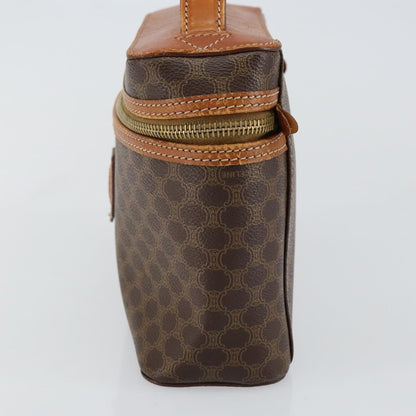 Celine Macadam Vanity Bag Canvas, BROWN, CANVAS, Travel bag