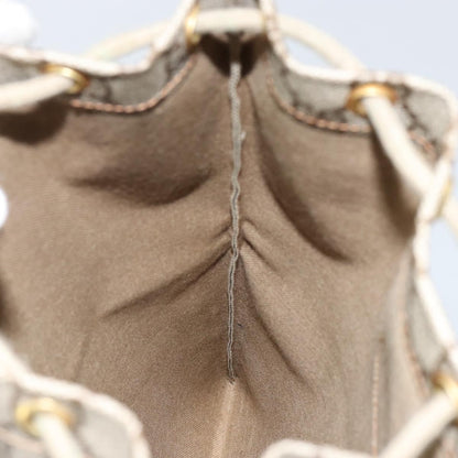 Gucci Drawstring Bucket Bag GG Canvas, BEIGE, CANVAS, Clutche & pouche