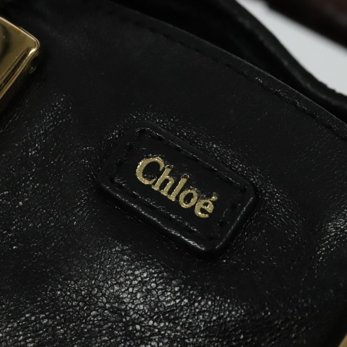 Chloe Ethel Handbag Leather, BLACK, LEATHER, Handbag